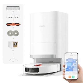 comprar XIAOMI Robot Vacuum X20+ - Robot Aspirador y fregasuelos con Sistema Inteligente de navegacion laser (LDS), Succion de 6000 Pa, Blanco (Version ES)