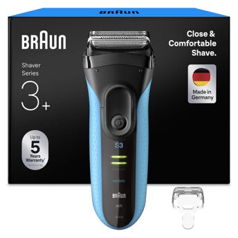 comprar Braun Afeitadora Electrica Hombre Series 3 ProSkin 3040s, Maquina De Afeitar Barba En Seco Y Mojado, Cabezal De Precision, 45 Min De Uso, Recargable, Peine MicroComb Para Un Afeitado Suave, Negro/Azul