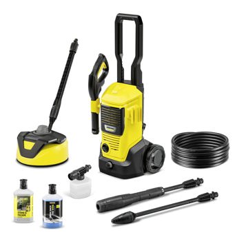 comprar Karcher Hidrolimpiadora K 4 FJ Home, presion: max. 130 Bar, caudal: 420 l/h, Rendimiento de Superficie: 30 m/h, Incl. Kit para el hogar y Boquilla de Espuma, Amarillo
