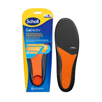 comprar Scholl GelActiv Profesional Plantillas de Gel para Hombre - Botas y Zapatos de Trabajo, Comodidad Superior y Absorcion de Impactos con Tecnologia GelWave, Amortiguacion Todo el Dia, Talla 40-46.5