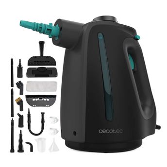 comprar Cecotec Limpiador de Vapor con Cable - Vaporeta de Mano Hydrosteam 1300 Rapid Max X-Treme. 1350W, Calentamiento Rapido, Deposito 550ml, Presion 3 Bares y Caudal de Vapor 3g/min, 16 Accesorios